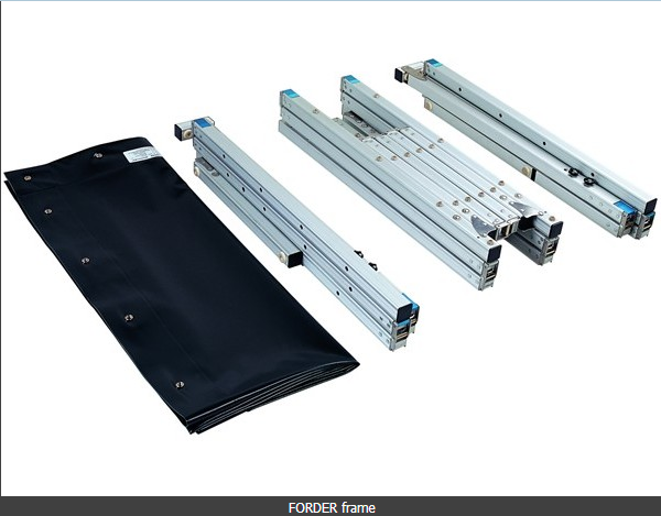 120-calowy projektor z przodu i z tyłu, szybki składany, przenośny ekran projekcyjny z stojącym metalowym materiałem 3D z PVC. 16