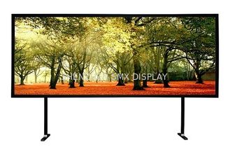 Black Powder Coated Fixed Frame Projector Screen 10 / 15 Cm Frame Size