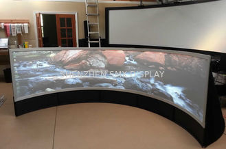 Fixed Curved Projection Screen,circular projection screen Round 3D For For Museum / Exhibitions