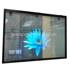3D Advertising Rear Projection Film Daylight Glass Holographic 100um Transparent