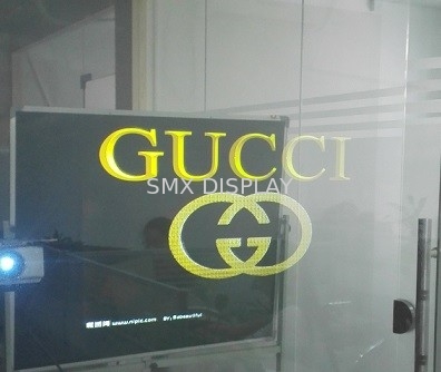 High Contrast Holographic Projection Screen Window Film Holo Foil
