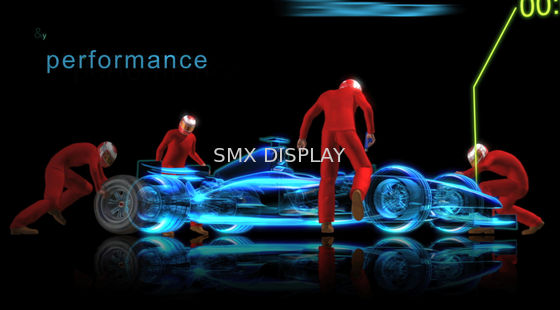 jakość Pepper Ghost Projection Hologram Foil 3D Transparent Holographic Foil Fabryka