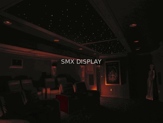 jakość Zestaw oświetlenia sufitowego światłowodowego 110 - 220 V Akustyczny korpus w kolorze czarnym / granatowym / UV PMMA Fabryka