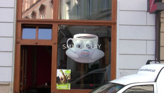 jakość 100um przezroczysta folia do projekcji tylnej holograficzna folia ekranowa do okna sklepu Fabryka