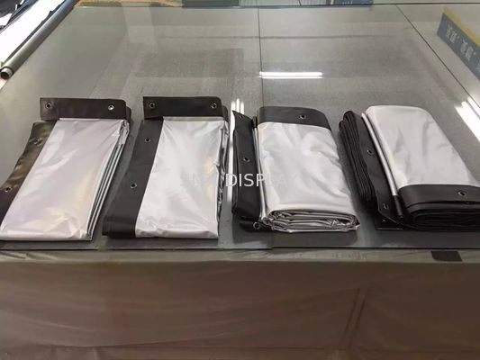 jakość White Front Projection Screen with black border , outdoor projector screen Fabryka