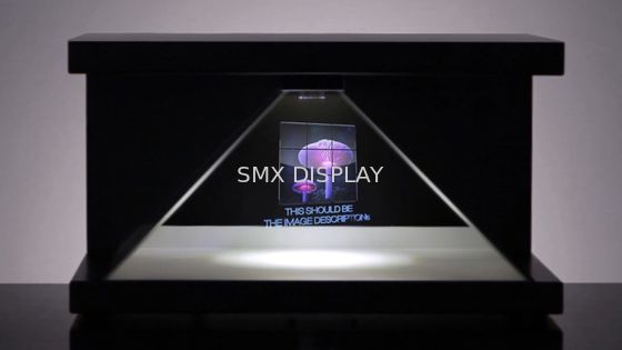 jakość Floating holographic picture quality 3D Hologram Pyramid Display Showcase 3 Side Fabryka