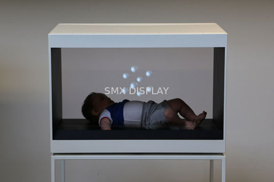 Jakość 42-calowy Holo Showcase 3D Holograficzny wyświetlacz Piramida Hologram Glass na wystawę Fabryka