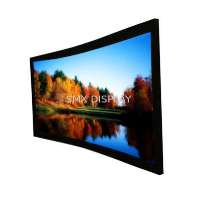 Jakość Custom Cinema Projection Screen / Curved Projector Screen 92" Fabryka