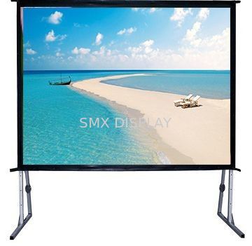 jakość 120" Fast Fold Projector Screen With Flight Case / Outdoor Rear Projector Fabric Stand Fabryka