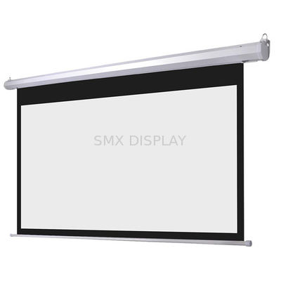 jakość Out door Electric Projection Screens Remote Control / presentation screen Roll Up Fabryka