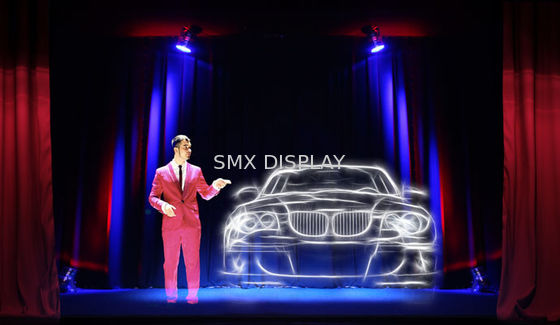 jakość Reflective 45 Degree Musion Eyeliner Stage Holographic Touch Foil / Light Reflection Foil Fabryka