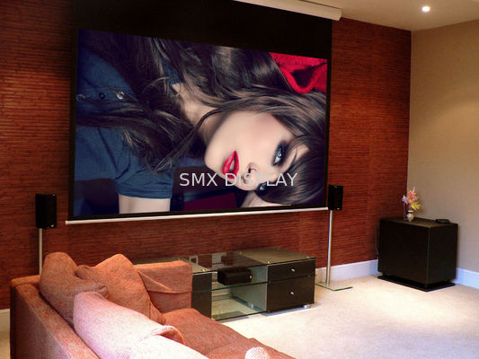 Jakość Remote Control Motorized Projector Screen 3D Fiberglass White Screen Fabric Fabryka