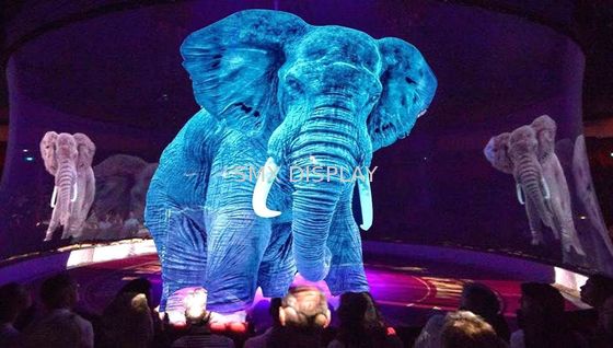 jakość Projektor Przezroczysty ekran z hologramem Holograohiczna projekcja Scrim na pokaz sceniczny Fabryka