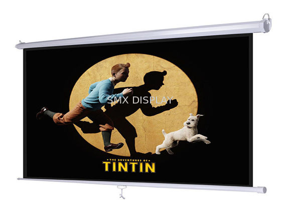 jakość Ręczne ekrany projekcyjne 16:9 o przekątnej 60 cali do biurowych sal lekcyjnych Fabryka