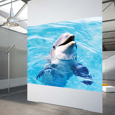 Jakość Wysokokontrastowy biały film projekcyjny 3D Holograficzny film projekcyjny do okien sklepów Fabryka