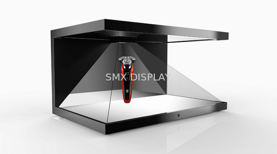 jakość 3 strony 270-stopniowy holograficzny wyświetlacz piramidy Prezentacja 22-calowego małego rozmiaru Fabryka