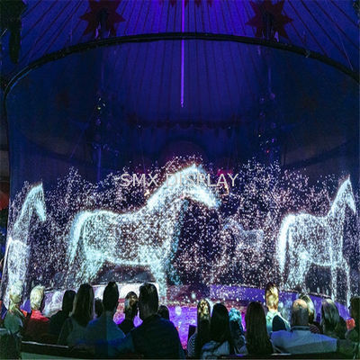 jakość Duży ekran projektor Hologram Gaze Biały Szary Czarny Hologram Mesh Screen Fabryka