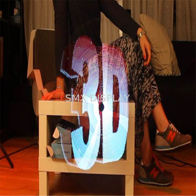 jakość 42cm X 42cm Black 3D Hologram Players 1.5kg Shopping Mall 3d Holo Display Fabryka