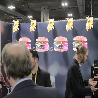 jakość PC Aluminiowy wentylator LED Holograficzny Hologram 3D / 3D Projektor Ith 175 View Angle Fabryka