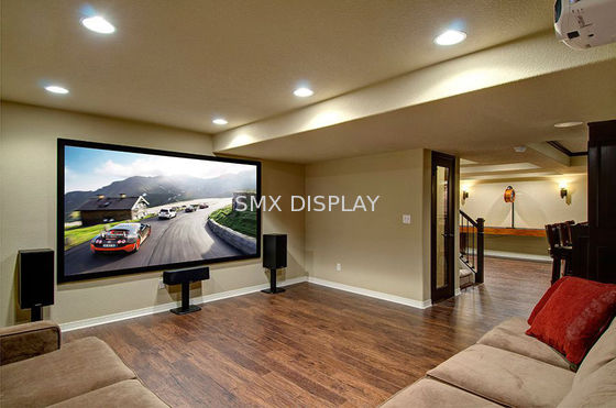 jakość 150-calowy akustyczny ekran projektor 4K z zakrytą aksamitem Fabryka