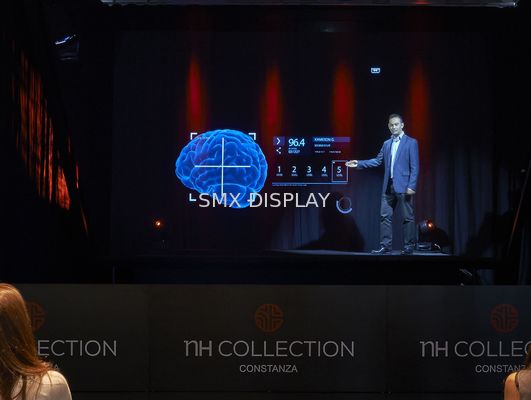 Holograficzny system projekcji Musion Eyeliner Foil Hologram 3D Show