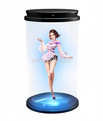 180 stopni Hologram 3D Cylinder Przejrzysty Ekran Interaktywne Hologramy HoloTube