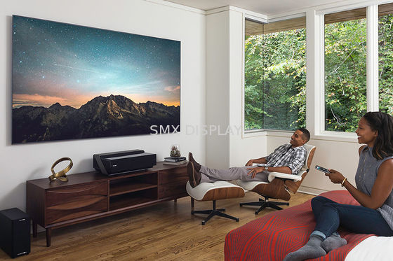 Jakość Ekran projekcyjny z wąską krawędzią o stałej ramce, ekran projekcyjny do kina domowego, Shrot Throw Fabryka