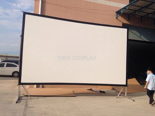 Jakość Zewnętrzny 16:9 120-calowy projektor przedni szybki składany przenośny projektor ekran projekcyjny ze stołem Fabryka