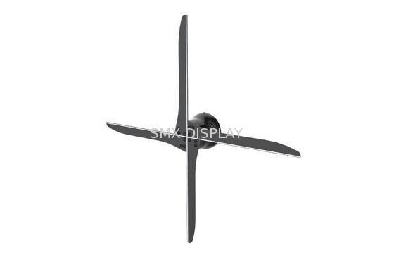 Jakość 612 x 612 Rozdzielczość Odtwarzacz hologramów Hypervsn, 4-ostrzowy wyświetlacz reklamowy LED Fabryka