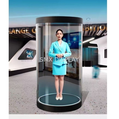 MPG Format wideo 75 cali Hologramy 3D Digital Signage z dźwiękiem 8 ohm 5W Dual Speaker i życiowy ekran holograficzny