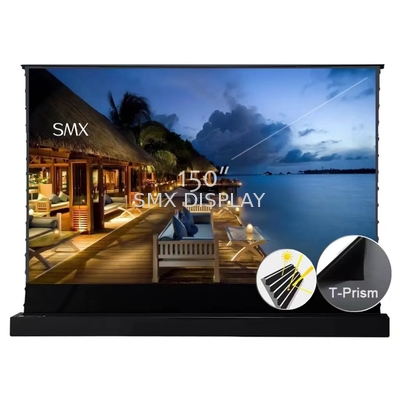 16:9 150-calowy 4K HD Zmotowany ALR Podłogowy Projektor Ekran do Projektorów Długiego Rzucania Home Theater