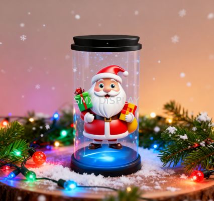 jakość Christmas Gift Mini 3D Hologram Display Handheld Animation Showcase 5inch Holo Tube Fabryka