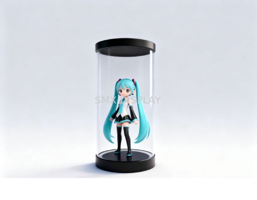 Jakość 5-calowy Holo Tube Mini Wyświetlacz Hologramowy 3D Holograficzny Cylinder Przezroczysty Ekran Fabryka