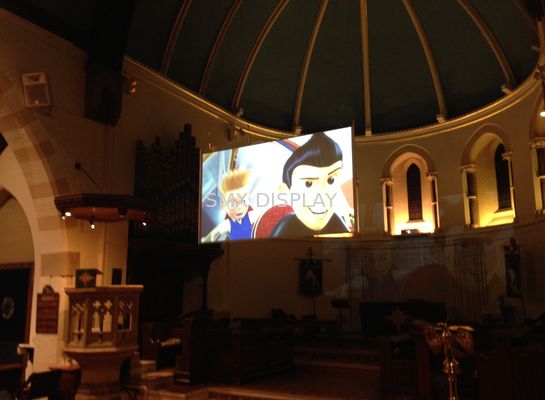 jakość Adhesive Rear Projection Screen Film , Outdoor Transparent Projection Film Fabryka