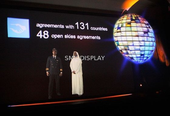 jakość Odblaskowa folia Stage 3D Holograficzna projekcja wideo Przezroczysty kolor Grubość 95 mm Fabryka