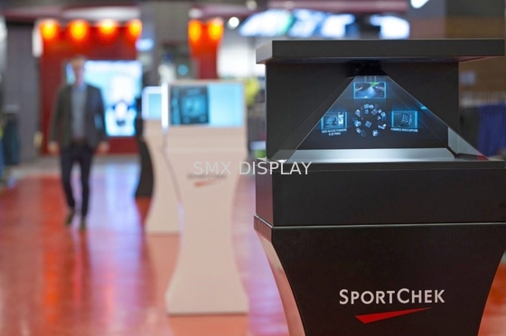 3D Holographic Display Hologram Pyramid Box Holo Showcase 270 ° 1920x1080 Resulution