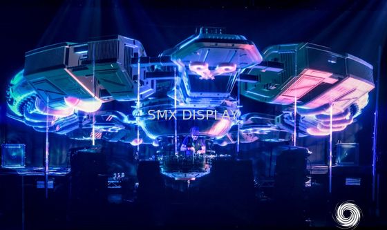 jakość Holo Gauze Holographic Projection System Invisible Hologram Screen For Stage Fabryka