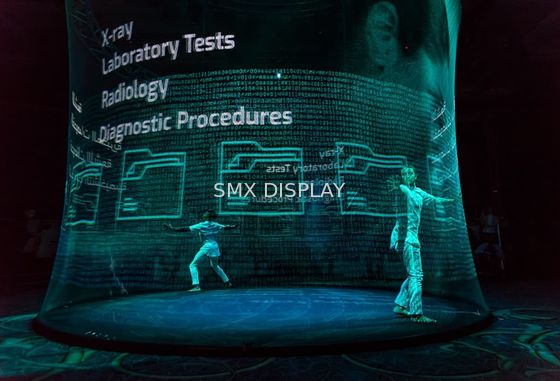 jakość Holoflex Holo Gauze Przezroczysty holograficzny ekran projekcyjny 3D Fabryka