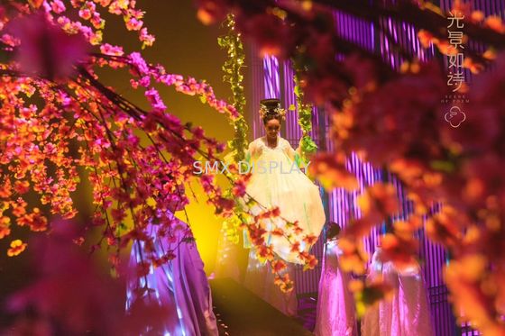 jakość Pływający holograficzny wyświetlacz 3D Hologram Musion Eisliner Foam 5x30m Fabryka