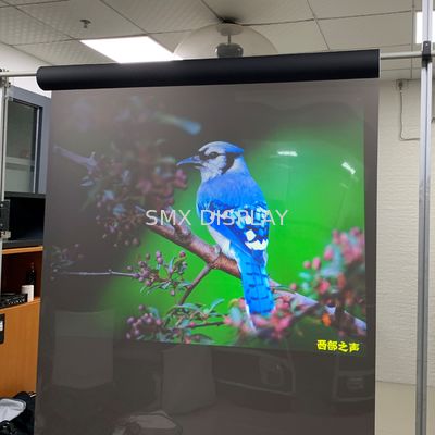 jakość Transparent Touch holographic rear projection film Vinyl Fabric Lamination Fabryka