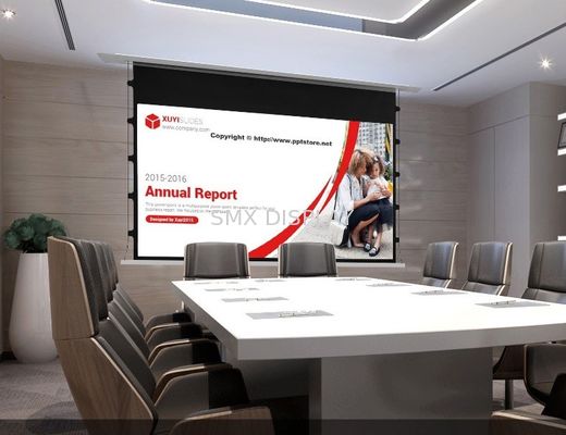 jakość W suficie aluminiowym 100-calowy ekran projekcyjny z naciągiem Fabryka