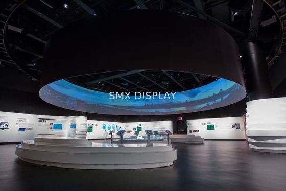 jakość 180-stopniowy ekran projekcyjny symulatora lotu RoHS Matowy Fabryka