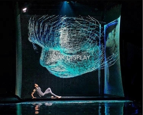 Długość 50m Holograficzny ekran projekcyjny 3D Przezroczysty Holoflex