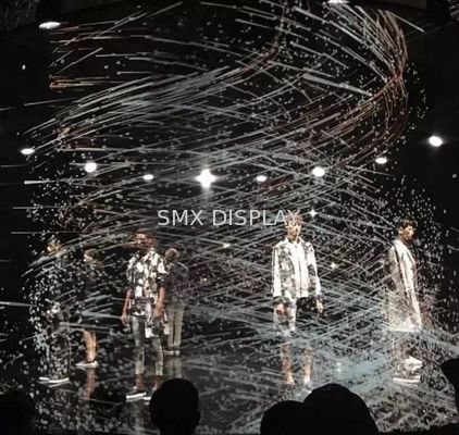 jakość Ognioodporny ekran z siatki holograficznej z poliamidu zmotoryzowany o wysokiej przezroczystości Fabryka