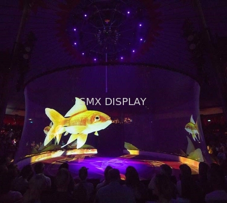 Holo Gauze Holograficzny ekran siatkowy Oczka zmotoryzowane o długości 30 m do projekcji