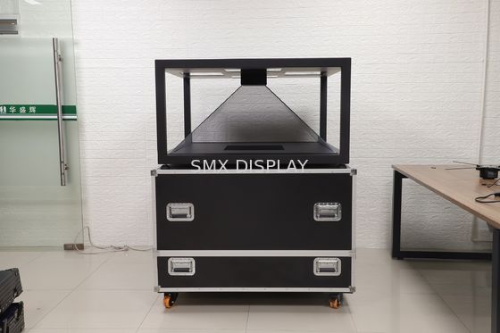 jakość 360-stopniowy wyświetlacz hologramowy 3d w pełnej rozdzielczości 19 cali 4-stronny Fabryka