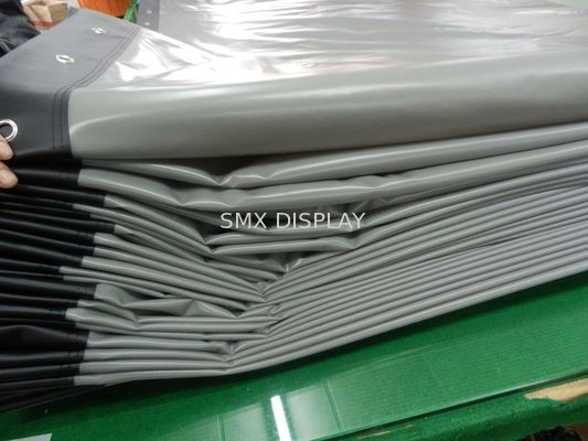 jakość Elastyczny ekran projekcyjny z białymi / 3D srebrnymi / tylnymi oczkami z oczkami dookoła Fabryka