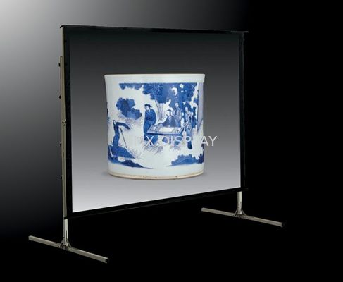 jakość 120-calowy ekran projekcyjny Fast Fold Mobile do imprez wewnątrz / na zewnątrz Fabryka