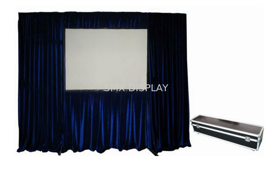 jakość 180 cali 16:9 współczynnik Dual Vision Front & Rear Projection Fast Fold Projector Screen z spódnicą Fabryka