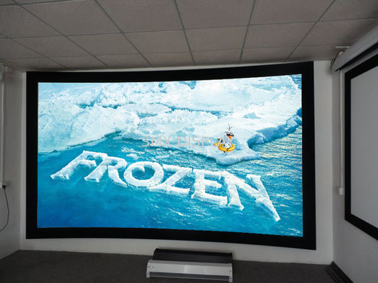 jakość Ekran zakrzywionej projekcji o wysokiej rozdzielczości 200 '' 250 '' dla systemu Cinema Cinema Simulator Fabryka
